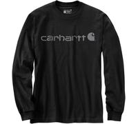 Carhartt Dearborn Relaxed Logo Manches longues, noir/gris, Taille XL