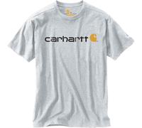 T-shirt Carhartt Core Logo manche courte gris noir orange - M