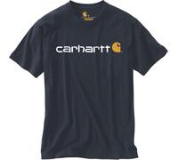 T-shirt Carhartt Core Logo manche courte bleu blanc orange - S