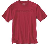 Carhartt Dearborn Relaxed Logo, t-shirt S Rouge/Rouge Foncé (R59) Rouge/Rouge Foncé (R59)
