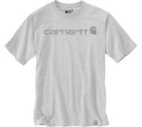 Carhartt T-shirt Dearborn Relaxed Logo - manches courtes, logo imprimé - XXL Gris Clair/Gris (Ec5)