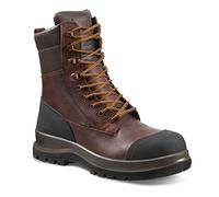 Carhartt Detroit 8 inch Rugged Flex Waterproof S3 Work Boot, Chaussures de Construction Homme, Marron foncé, 47 EU