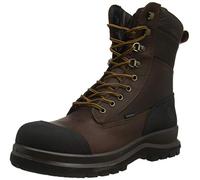 Carhartt Detroit 8 inch Rugged Flex Waterproof S3 Work Boot, Chaussures de Construction Homme, Marron foncé, 45 EU