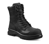 Carhartt Detroit 8 inch Rugged Flex Waterproof S3 Work Boot, Chaussures de Construction Homme, Noir, 46 EU