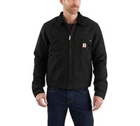 Carhartt Detroit Veste en Toile Lourde avec Doublure Matelassée Coupe Décontractée Homme, Noir, S