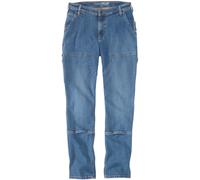 Carhartt Double Front Straight Jeans pour dames, bleu, Taille 12