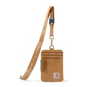 Carhartt Porte-Carte d'identité Unisexe en Nylon avec Cordon réfléchissant., Canard en Nylon (Carhartt Brown), Taille Unique