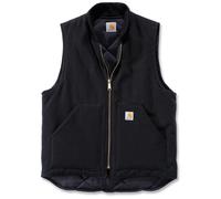 Carhartt Duck Arctic Quilt Lined Gilet, noir, Taille 3XL