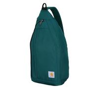 Carhartt Durable Sling Bag, Crossbody Backpack with Side Release Buckle, Tablet Sleeve and Adjustable Strap, Greenstone