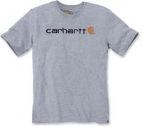 Carhartt T-shirt homme Core Logo T-Shirt manches courtes gris chiné XL