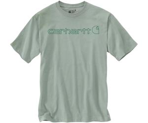 Carhartt EMEA Core Logo Workwear Short Sleeve T-shirt, gris-vert, taille XL pour homme