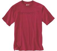 Carhartt Dearborn Relaxed Logo, t-shirt XS Rouge/Rouge Foncé (R59) Rouge/Rouge Foncé (R59)