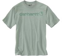 Carhartt EMEA Core Logo Workwear Short Sleeve T-shirt, Vert/Gris, Taille XL