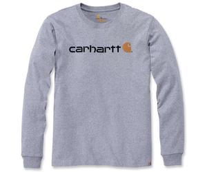 Carhartt EMEA Workwear Signature Graphic Core Logo Longsleeve ( Longsleeve ), Gris clair, Taille M