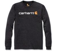 Carhartt EMEA Workwear Signature Graphic Core Logo Longsleeve ( Longsleeve ), Gris foncé, Taille XS