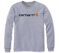 Carhartt EMEA Workwear Signature Graphic Core Logo Longsleeve ( Longsleeve ), gris, taille M pour homme