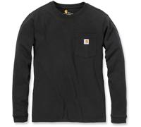 Carhartt Femme Chemise Workw Pocket L/S T-Shirt Black XL