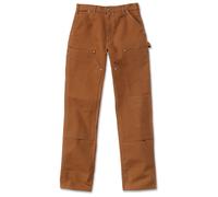 Carhartt Firm Duck Double-Front Work Dungaree Jeans/Pantalons, Marron clair, Taille 30