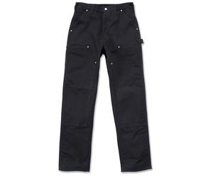 Carhartt Firm Duck Double-Front Work Dungaree Jeans/Pantalons, noir, Taille 50
