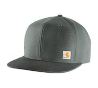 Carhartt Firm Duck Flat Brim Cap Casquette de Baseball, Gravier, Taille Unique Homme