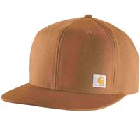Carhartt Firm Duck Flat Brim Casquette, Marron clair