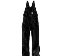 Carhartt Firm Duck Insulated BIB Dans l’ensemble, noir, Taille XL