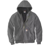 Carhartt Firm Duck Insulated Flannel-Lined Active Veste textile, gris, Taille XL