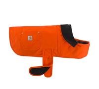 Carhartt Firm Duck Manteau de corvée isolé pour Chien, Veste Durable résistante aux intempéries par Temps Froid et venteux, sans PFAS (Orange Chasseur), Taille L