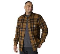 Carhartt Flannel Relaxed Fit Sherpa Lined Shirt, Marron Carhartt, L