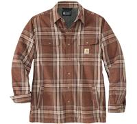 Carhartt Flannel Sherpa Lined Chemise, brun, taille S pour homme