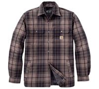 Carhartt - Flannel Sherpa-Lined Shirt Jacket - Veste de loisirs - L - dark clove