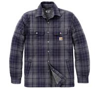Carhartt - Flannel Sherpa-Lined Shirt Jacket - Veste de loisirs - M - navy / shadow