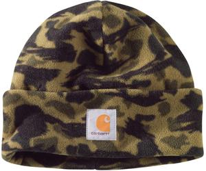 Carhartt Fleece Camo Chapeau, vert-brun pour homme