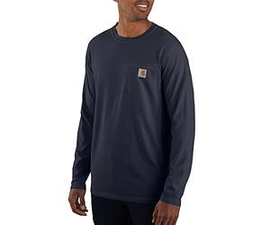 Carhartt Force Flex Pocket Chemise à manches longues Bleu foncé M