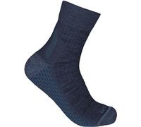 Carhartt Force Grid Merino, chaussettes courtes L Bleu Foncé Bleu Foncé