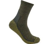 Carhartt Force Grid Merino, chaussettes M Vert Foncé Vert Foncé