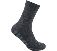 Carhartt Force Grid Merino, chaussettes XL Gris Foncé Gris Foncé