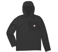 Carhartt Force Ironwood Relaxed Half-Zip Sweat à capuche, noir, Taille M