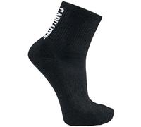 Carhartt Force Midweight Lot de 3 Paires de Chaussettes avec Logo, Noir, Homme