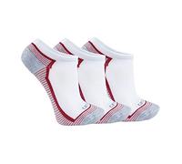 Carhartt Force Lot de 3 Paires de Chaussettes Poids Moyen, Blanc, M Femme