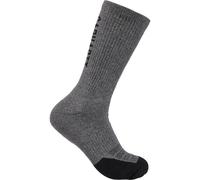 Carhartt Force Midweight Logo Crew Chaussettes (3 Paires), Gris, Taille Xl Pour Hommes