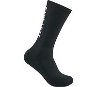 Carhartt Force Midweight Logo Crew Chaussettes (3 paires), noir, Taille XL