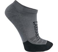 Carhartt Force Midweight Logo Low Cut Chaussettes (3 paires), Gris/Noir, Taille L