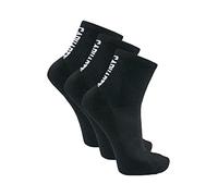 Carhartt Force Logo Crew Short, Lot de 3 chaussettes XL Noir Noir
