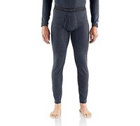 Carhartt Force Midweight Synthetic-Wool Blend Base Layer Pant Couche inférieure, Navy Heather, M Homme