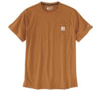Carhartt T-shirt Force à poche, manches courtes – Marron – Homme – L