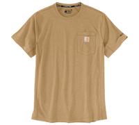 Carhartt - Force Pocket S/S T-Shirt - T-shirt - M - sandstone heather