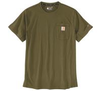 Carhartt - Force Pocket S/S T-Shirt - T-shirt - XL - dark bronzed green