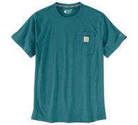 Carhartt - Force Pocket S/S T-Shirt - T-shirt - XL - harbor teal heather