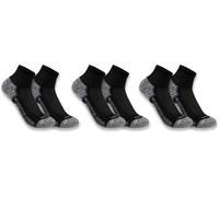 Carhartt Force Quarter, Lot de 3 chaussettes L Noir Noir